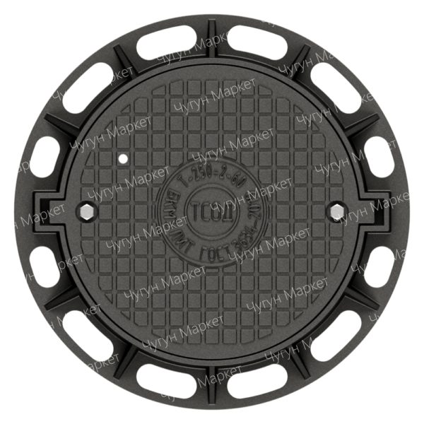Люк тип Т(С250)-ТСОД-2-60 (870x120) с запорным устройством