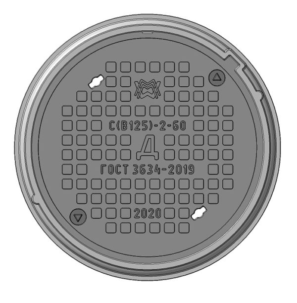 Люк средний С(В125)-Д-2-60 1Т-5388.00.00