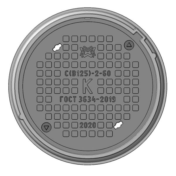 Люк средний С(В125)-К-2-60 1Т-5388.00.00